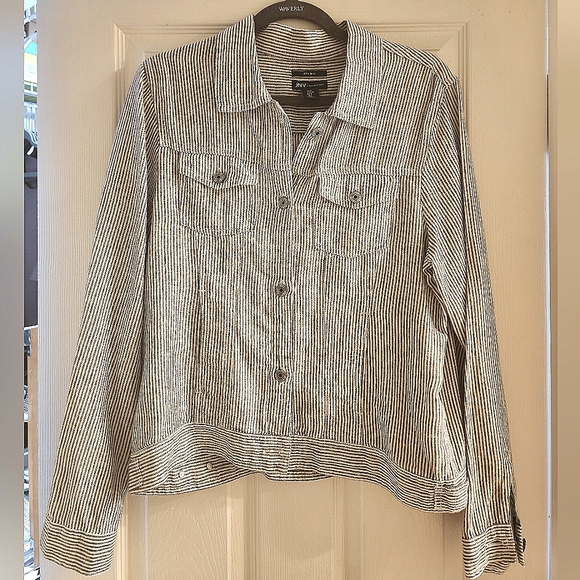 Jones NY linen jacket - Picture 2 of 5